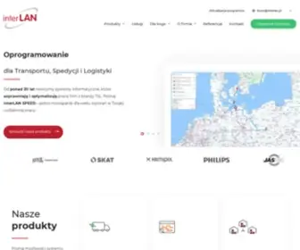 Interlan-Poznan.pl(InterLAN Systemy Informatyczne dla Transportu Spedycji i Logistyki. InterLAN) Screenshot