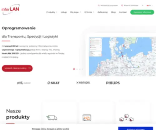 Interlan.pl(Oprogramowanie dla transportu) Screenshot