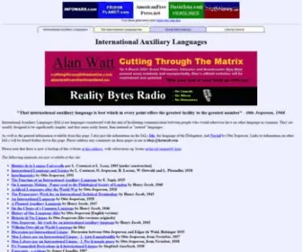 Interlanguages.net(International Auxiliary Languages) Screenshot