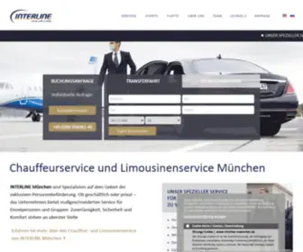 Interline-Muenchen.de(Exklusiver Limousinenservice) Screenshot