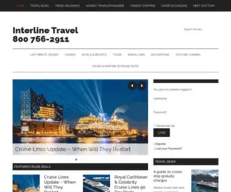 Interlinetravel.com(Interline Travel Discounts) Screenshot