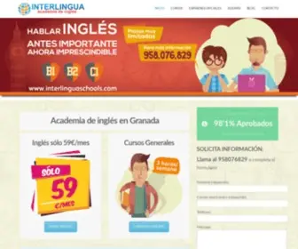 Interlinguaschools.com Screenshot
