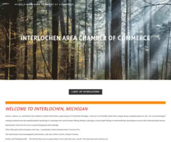 Interlochenchamber.org(Interlochen Area Chamber of Commerce) Screenshot
