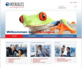 Interlogics.de(IT und Personaldienstleistungsunternehmen spezialisiert auf remote work) Screenshot