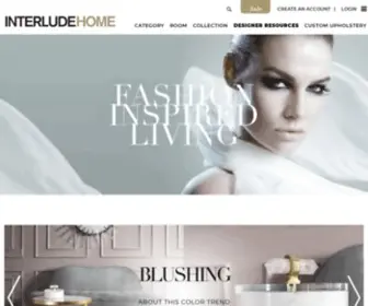 Interludehome.com(The Home for Fashion Inspired Furniture) Screenshot