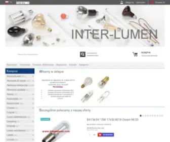 Interlumen.com.pl(Hurtownia źródeł światła Łódź) Screenshot