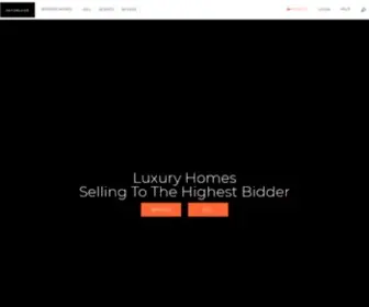 Interluxe.com(Luxury Home Auctions) Screenshot