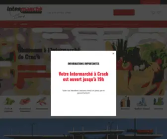 Intermarche-Crach.fr(Intermarché Crac’h) Screenshot