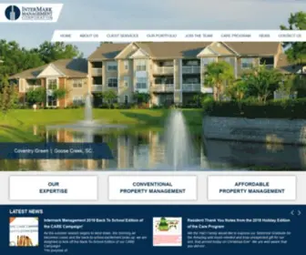 IntermarkmGt.com(InterMark Property Management) Screenshot