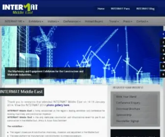 Intermat-Middleeast.com(Construction equipment) Screenshot