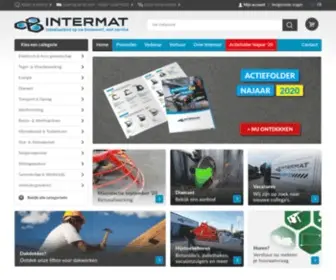 Intermat.be(Verkoop en verhuur van bouwmaterieel) Screenshot