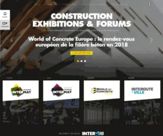Intermatconstruction.com(International Construction Exhibitions and Forums) Screenshot