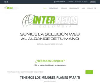 Intermediacol.com(INTERMEDIA COLOMBIA) Screenshot