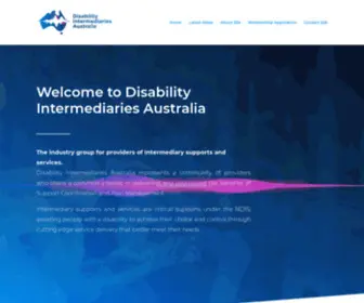 Intermediaries.org.au(Disability Intermediaries Australia) Screenshot