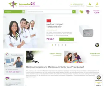 Intermedical24.de(Medizinprodukte und Medizintechnik) Screenshot