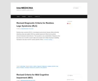 Intermedicina.com(Un sitio hecho por médicos y para médicos) Screenshot