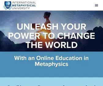 Intermetu.com(International Metaphysical University) Screenshot