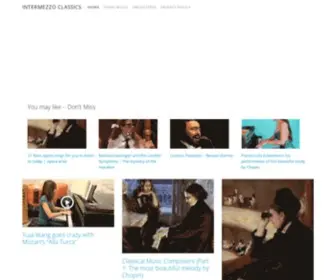 Intermezzoclassics.com(Intermezzo Classics) Screenshot