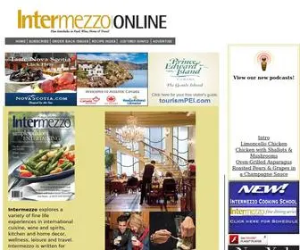 Intermezzomagazine.com(Fine Interludes in Food) Screenshot