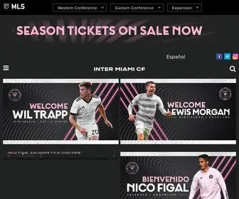 Intermiamicf.com(Inter Miami CF) Screenshot