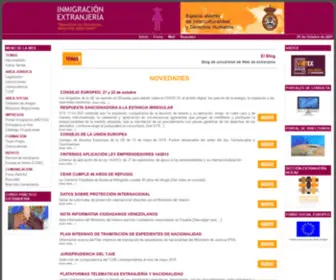 Intermigra.info(Web de Extranjeria) Screenshot