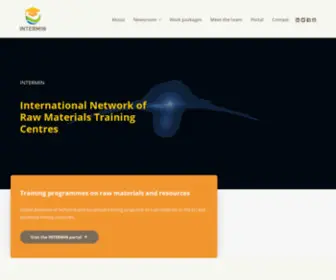 Interminproject.org(International Network of Raw Materials Training Centres) Screenshot