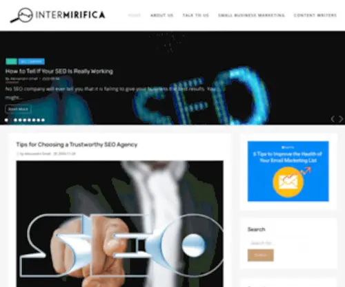 Intermirifica.net(Inter Mirifica) Screenshot