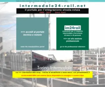 Intermodale24-Rail.net(Il portale per l'intermodalità e l'integrazione strada) Screenshot