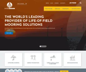 Intermoor.com(Mooring Services) Screenshot