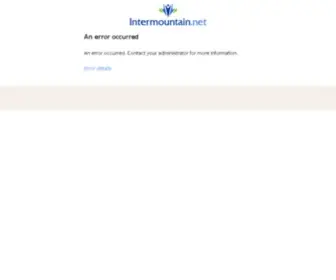 Intermountain.net(Log In) Screenshot