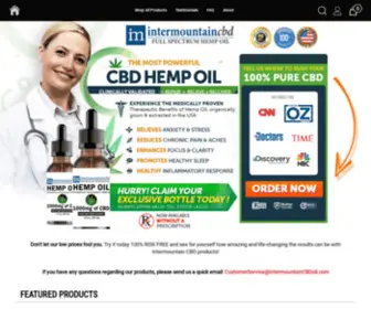 Intermountaincbdoil.com(Intermountaincbdoil) Screenshot