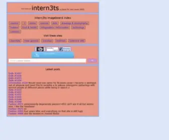 Intern3TS.com(Intern3ts imageboards) Screenshot