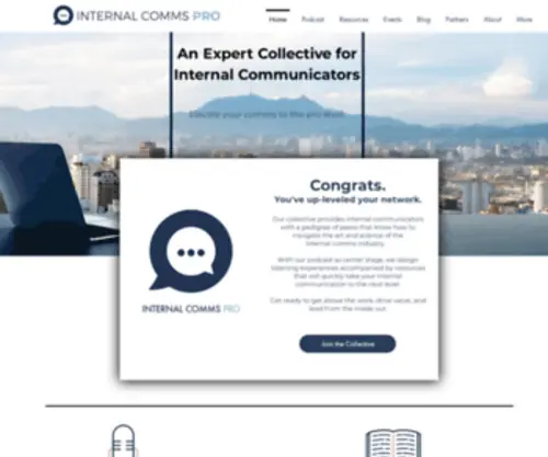 Internalcommspro.com(Internal Comms Pro) Screenshot