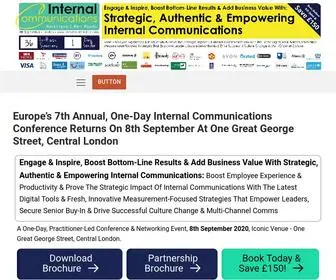 Internalconference.com(Internal Communications Conference Manchester) Screenshot