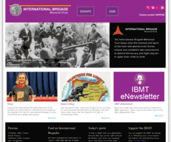 International-Brigades.org.uk(International Brigade Memorial Trust) Screenshot