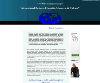 International-Business-Etiquette.com(International Business Etiquette and Manners for Global Travelers) Screenshot