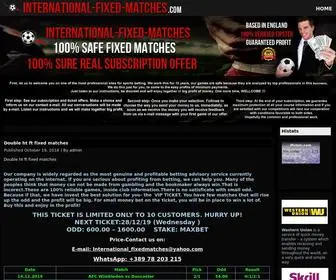 International-Fixed-Matches.com Screenshot