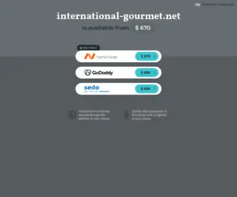 International-Gourmet.net(International Gourmet) Screenshot