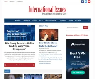 International-Issues.org(News and Updates from around the Globe by Niv Borsuk) Screenshot