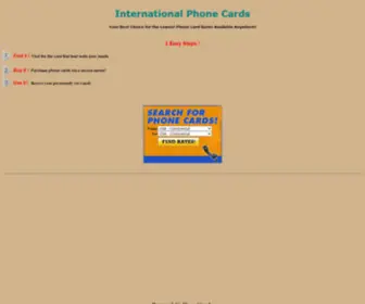 International-Phone-Cards.us(International Phone Cards) Screenshot