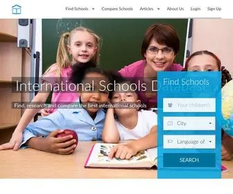International-Schools-Database.com(International Schools Database) Screenshot