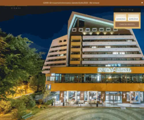 International-Sinaia.ro(Hotel INTERNATIONAL Sinaia) Screenshot