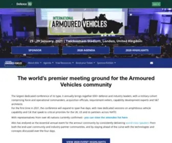 Internationalarmouredvehicles.com(International Armoured Vehicles Online) Screenshot