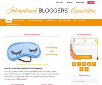 Internationalbloggersassociation.com(Helping #IBAbloggers & Bloggers Everywhere Succeed) Screenshot