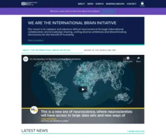 Internationalbraininitiative.org(International Brain Initiative) Screenshot