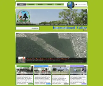 Internationalcalice.org(Bienvenue sur le site officiel de International Calice) Screenshot