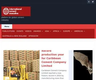 Internationalcementexecutive.com(Plaform for global cement industry) Screenshot