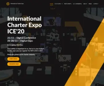 Internationalcharterexpo.com(International Charter Expo) Screenshot