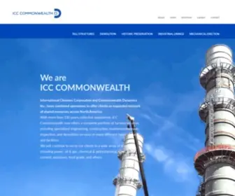 Internationalchimney.com(ICC Commonwealth) Screenshot