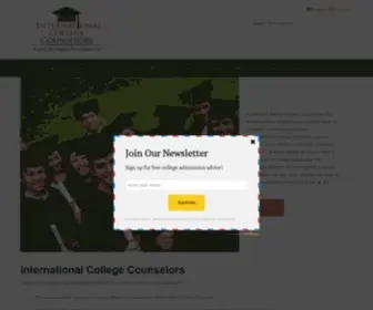 Internationalcollegecounselors.com(International College Counselors) Screenshot